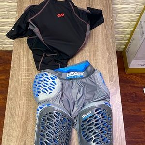 Gently used Two piece football Girdle set